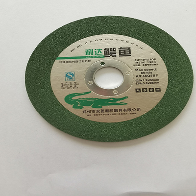 เครื่องบดมุมอลูมิเนียมออกไซด์ตัดล้อ T41 สแตนเลส 125x3.0x22mm