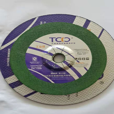 แผ่นตัดเรซินขนาด 150 มม. 6 มม. TCO Metal Inox Grinding Wheel Sharpness