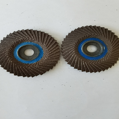 T27 AO แผ่นอลูมิเนียมออกไซด์ Flap Disc Wheel สแตนเลสสำหรับการขัดด้วยความเร็วสูง