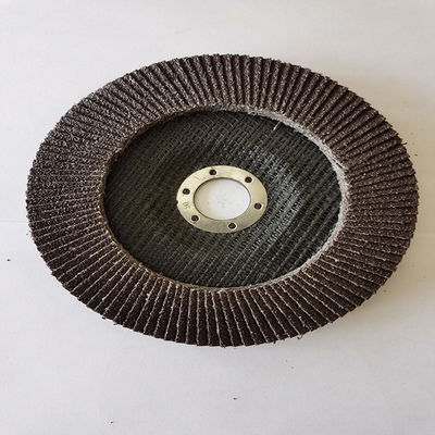 เซอร์โคเนียอลูมิเนียมออกไซด์ T29 4.5 Flap Disc 40 Grit Sanding Disc For Grinder