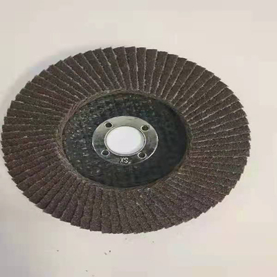 แผ่นขัดแบบกลม 13300 รอบต่อนาที 240 Grit T27 Zirconia อลูมิเนียมออกไซด์ Flap Disc