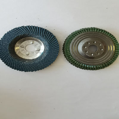 แผ่นปิดอลูมิเนียมออกไซด์ขนาด 6 นิ้วรอบ T27 Flap Wheel สำหรับ Stainless Steel